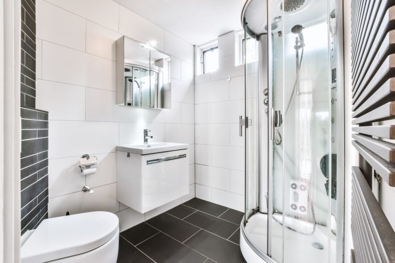 Magnificent bathroom with shower